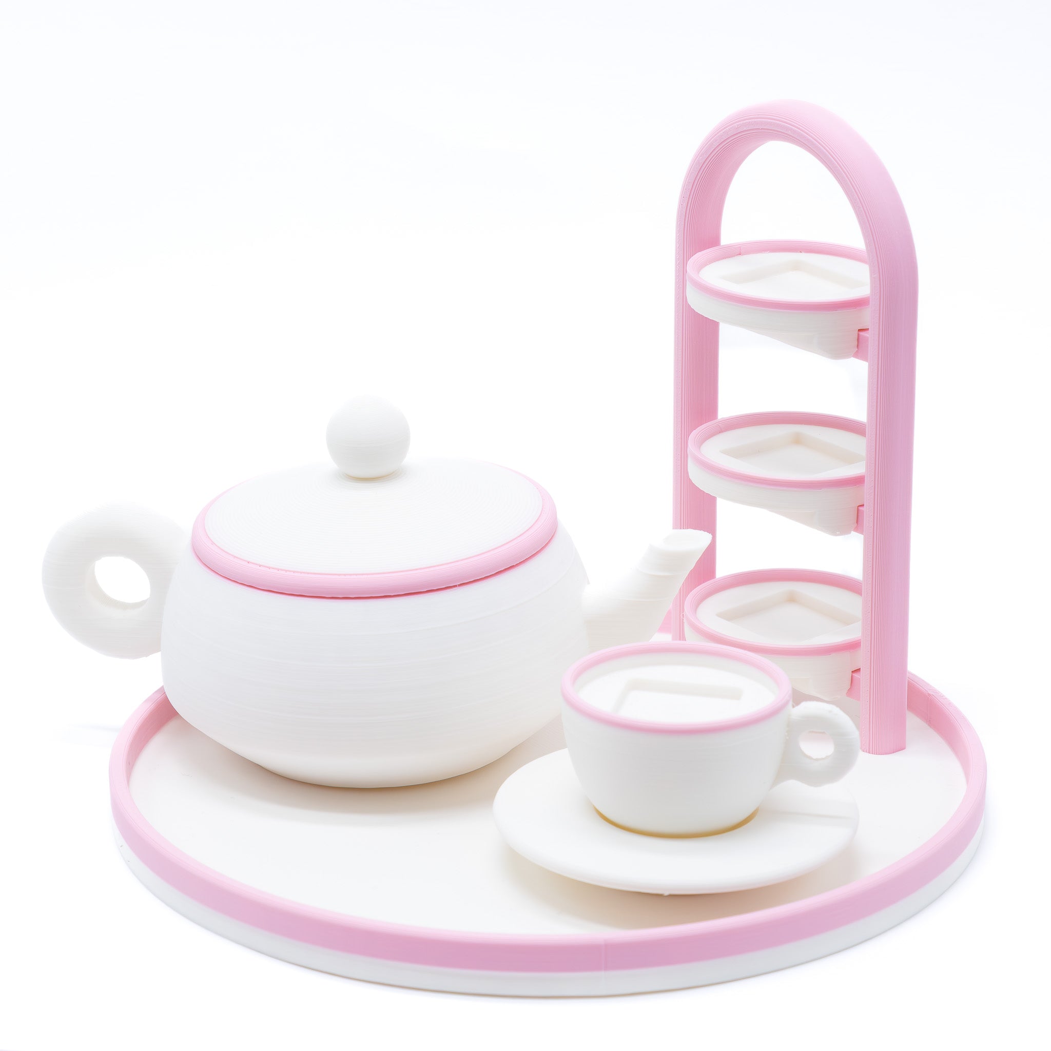 Tea Pot Key Tea Set Artisan Keycap Holder with Teapot Switch Tester Combo | Momokai